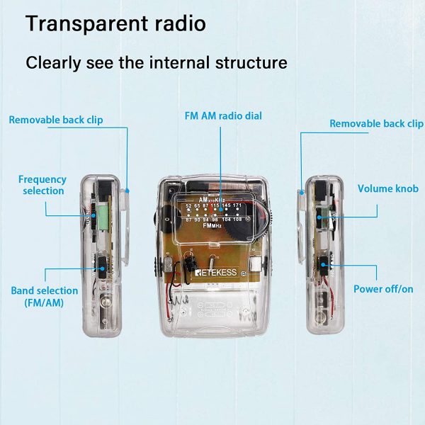 Retekess TR624 Tragbares Radio Mini – Bild 9